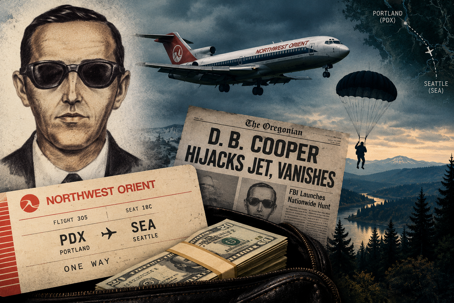 As It Happened: D. B. Cooper — Into the Night