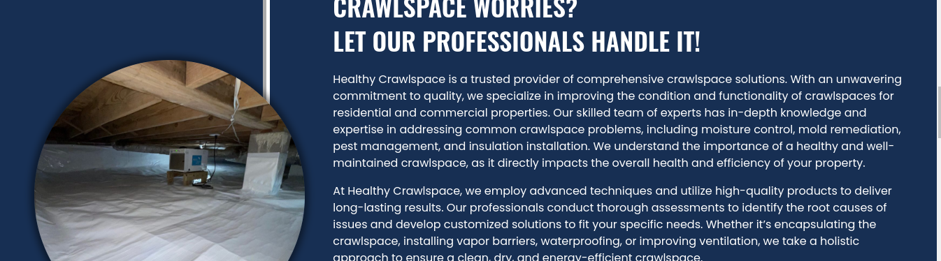 Healthy Crawlspace