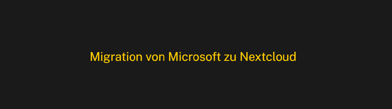 Microsoft ZuNextcloud
