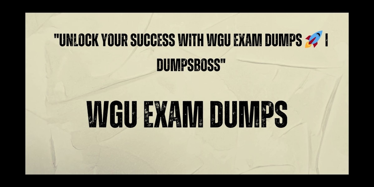 DumpsBoss WGU Exam Dumps Get Ahead in Your Career