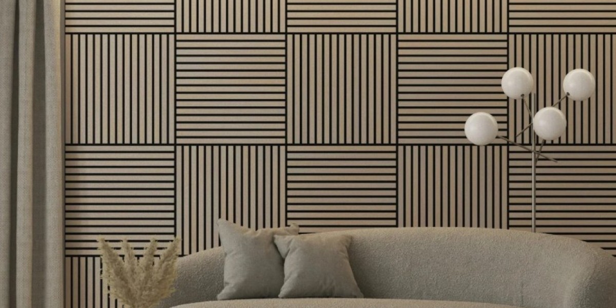 Acoustic Wood Slat Panels for Elegant Sound Control