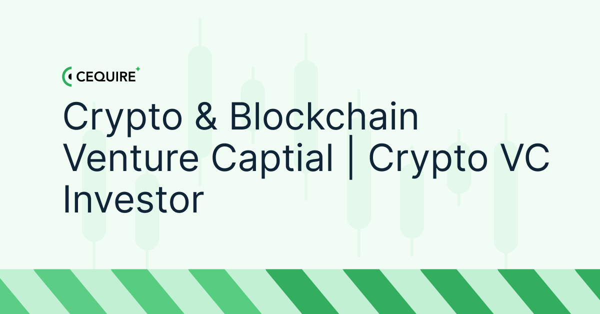 Crypto & Blockchain Venture Captial | Crypto VC Investor