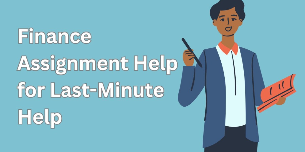 Finance Assignment Help for Last-Minute Help